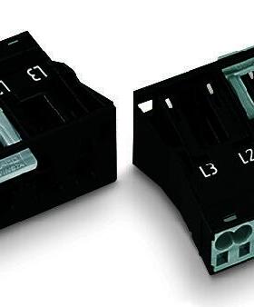 WAGO万可WINSTA® MIDI5极;4 mm²嵌入式插头770-715穿墙对接端子