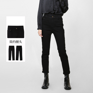 新品 专柜同款 时尚 Sweet 牛仔裤 紫淑2025冬女装 铅笔裤 Basil