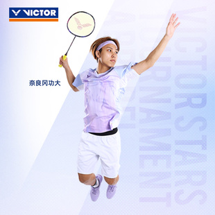 威克多VICTOR胜利羽毛球服男女款签约球员大赛服运动短裤R-60200