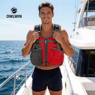 桨板皮划艇专业救生衣抗撕裂材料耐磨抗腐蚀划船龙舟救生衣独木舟