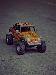 RC模型适用于美嘉欣H12Y牧马人攀爬车Jeep车身转印贴纸模型车标