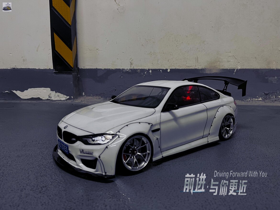 【RC代工车壳】rc1:10遥控模型宝马M4宽体车壳BMW定制成品rc车壳