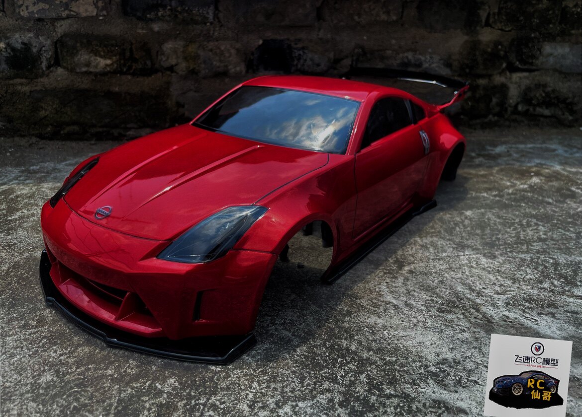 【rc代工车壳】rc尼桑350Z Spirit玲 1/10宽体车壳