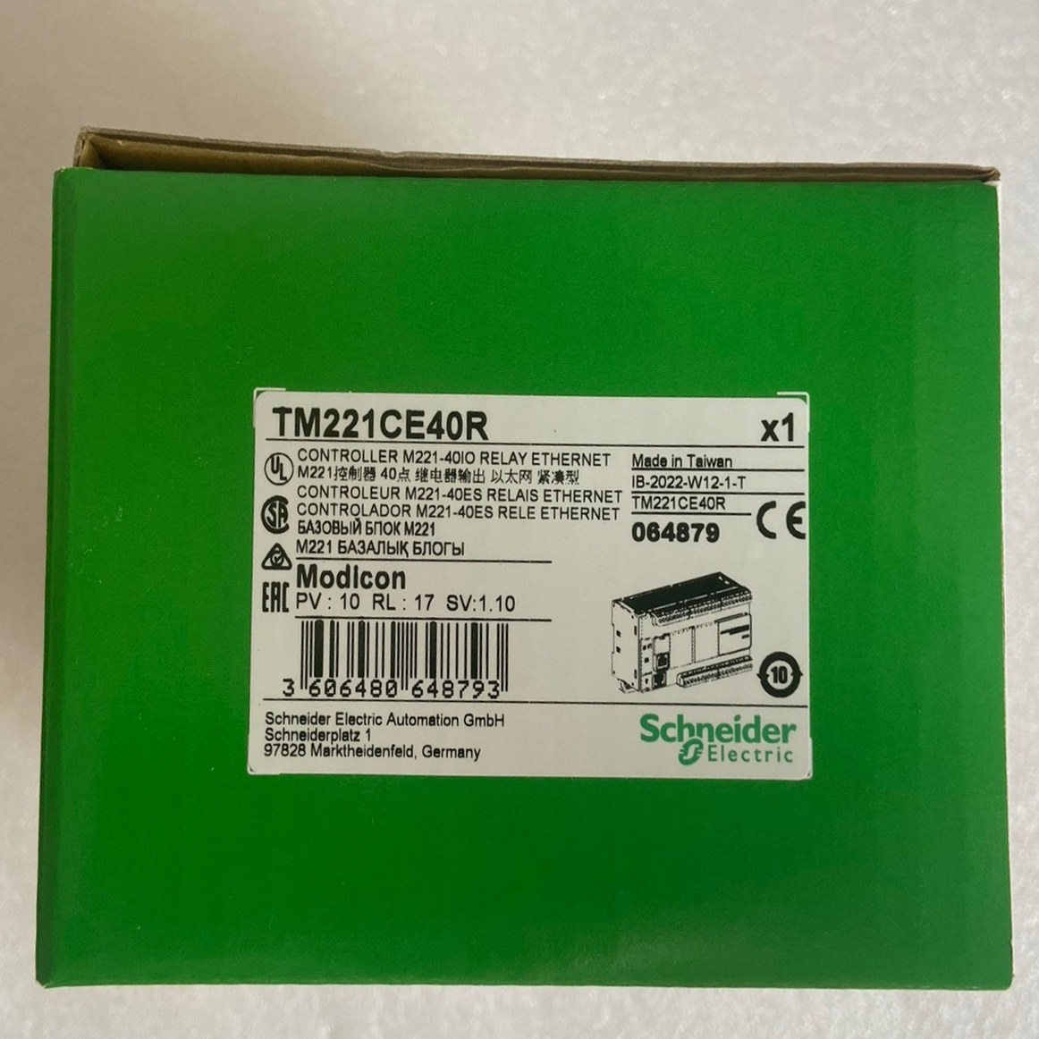 施耐德TM221CE40R模块PLC全新原装正品质保一年