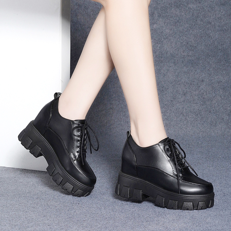 内增高女鞋新款8cm松糕鞋