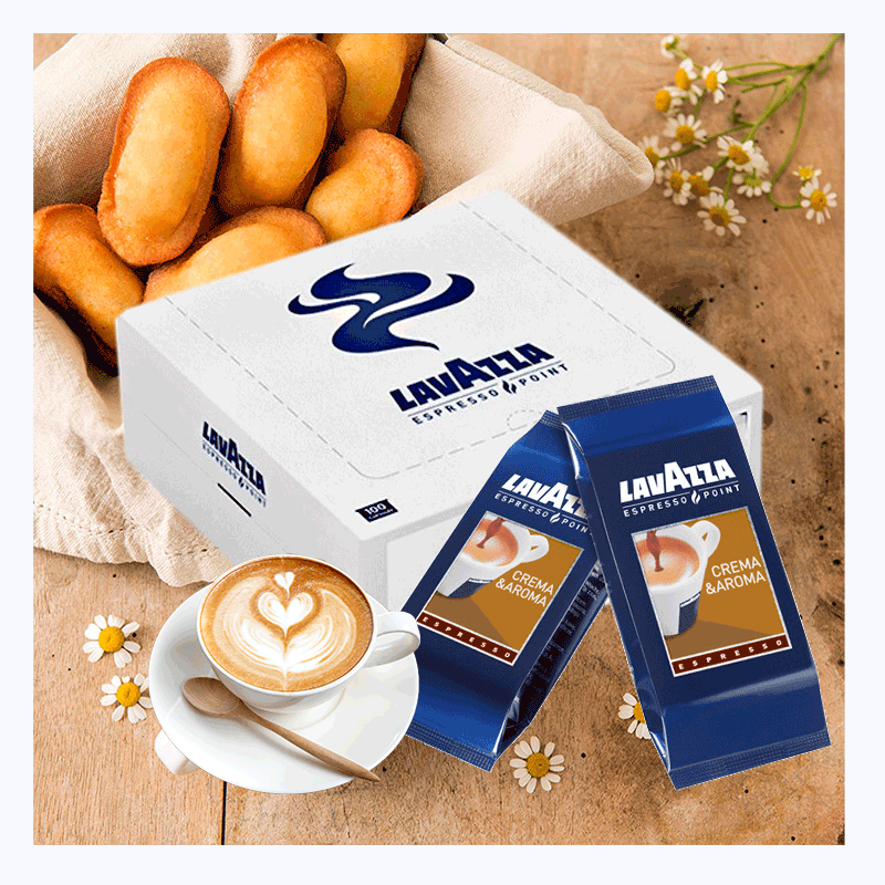 LAVAZZA拉瓦萨 Point Crema 意大利醇香咖啡pe胶囊100粒