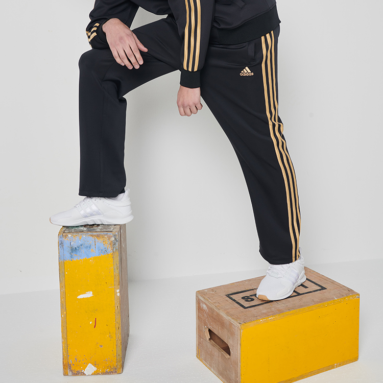 ADIDAS经典运动裤束脚休闲