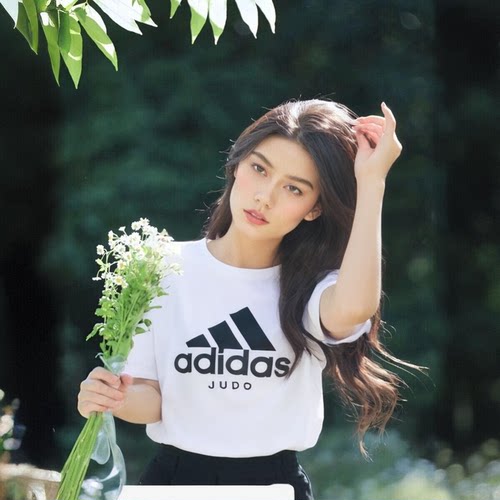 Adidas阿迪达斯短袖男女情侣黑白圆领全新运动休闲半袖透气跑步潮