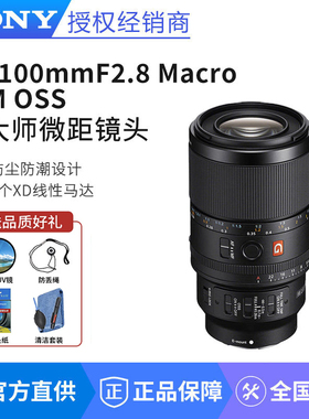 索尼FE 100mm F2.8 Macro GM OSS G大师微距镜头（SEL100M28GM）