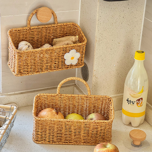 葱姜蒜收纳篮壁挂式水果篮挂篮
