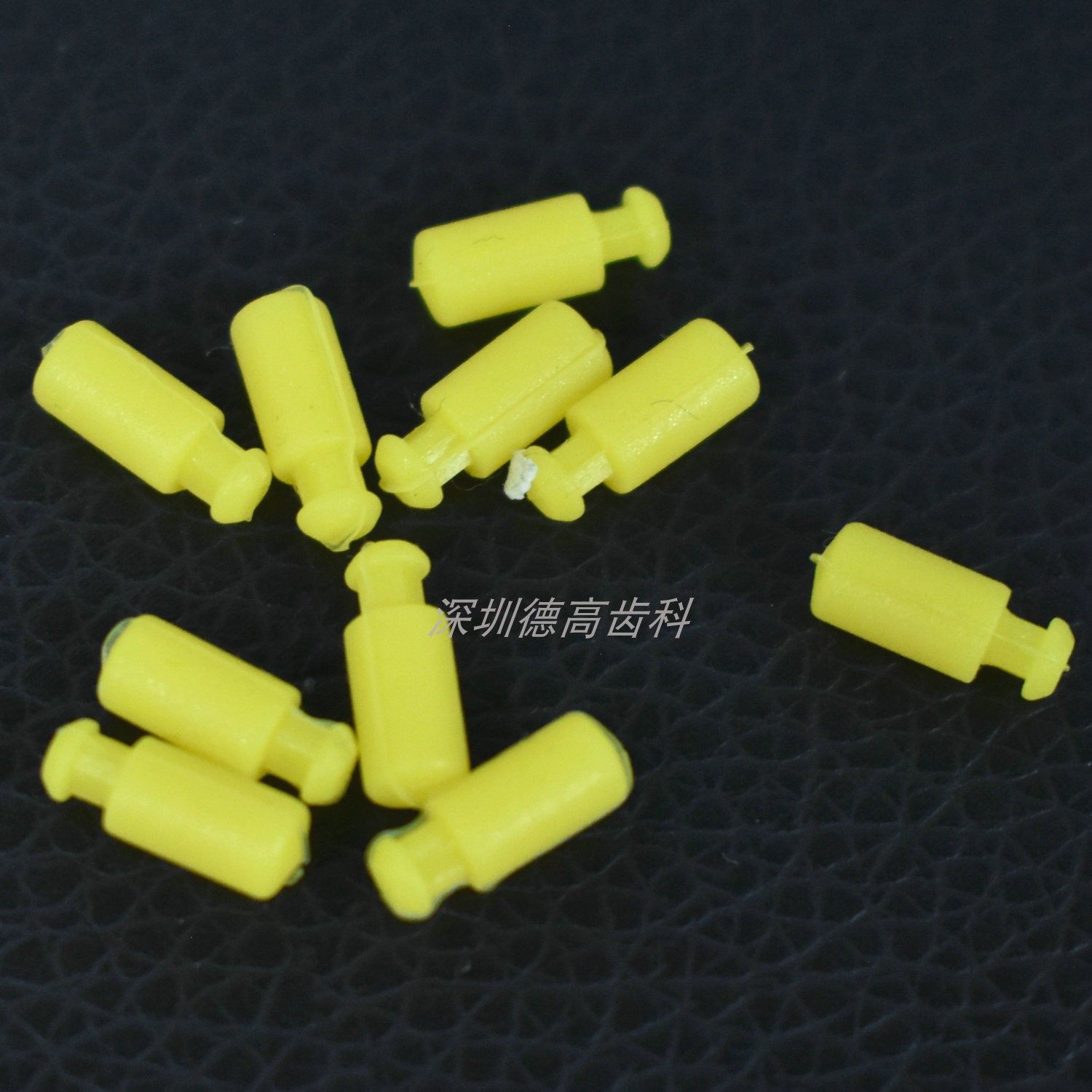 牙科根管锉架计数孔黄色硅胶塞