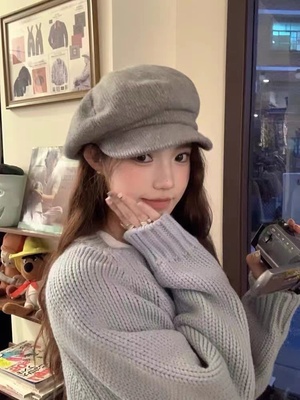 秋冬上新文艺复古八角纯