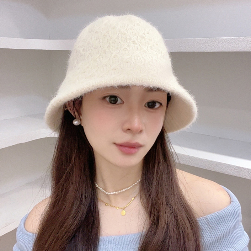 出游盆帽百搭遮阳针织高级感秋冬