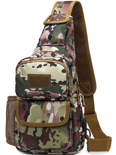 Камуфляжная нагрудная сумка, тактическая водонепроницаемая сумка на одно плечо, универсальный рюкзак, сумка для телефона