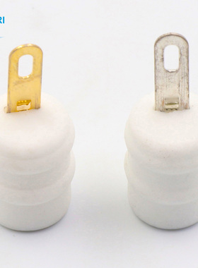 陶瓷镀金FU29 FU19 FU32 FM30电子管帽 高压帽针式胆管帽厂家直销