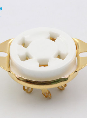 HIFI DIY 胆机 FU-7 807五脚陶瓷电子管座反装 GZC5-21-G 5脚管座