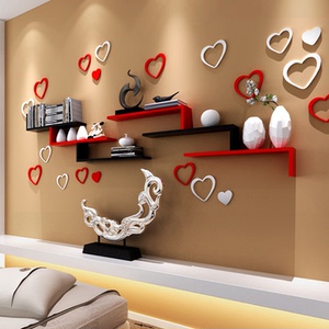 隔板壁挂架墙上置物架墙壁架挂墙置物架墙上书架墙面装饰简约现代