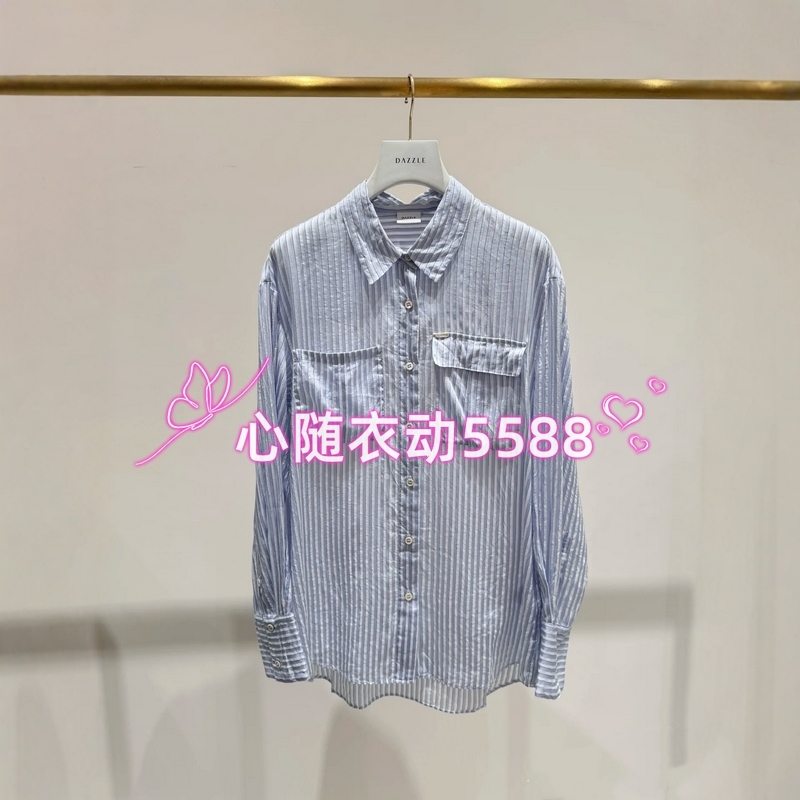 DAZZLE 2J3C422心随衣动专柜正品25年秋款衬衣 1699-2-2