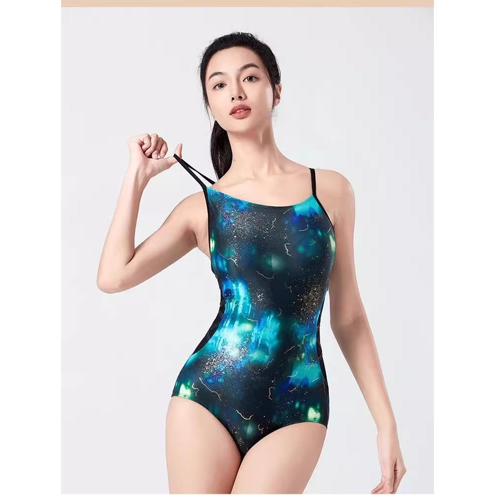 hosa浩沙泳衣2025新款女士专业训练连体三角游泳衣速干温泉泳装