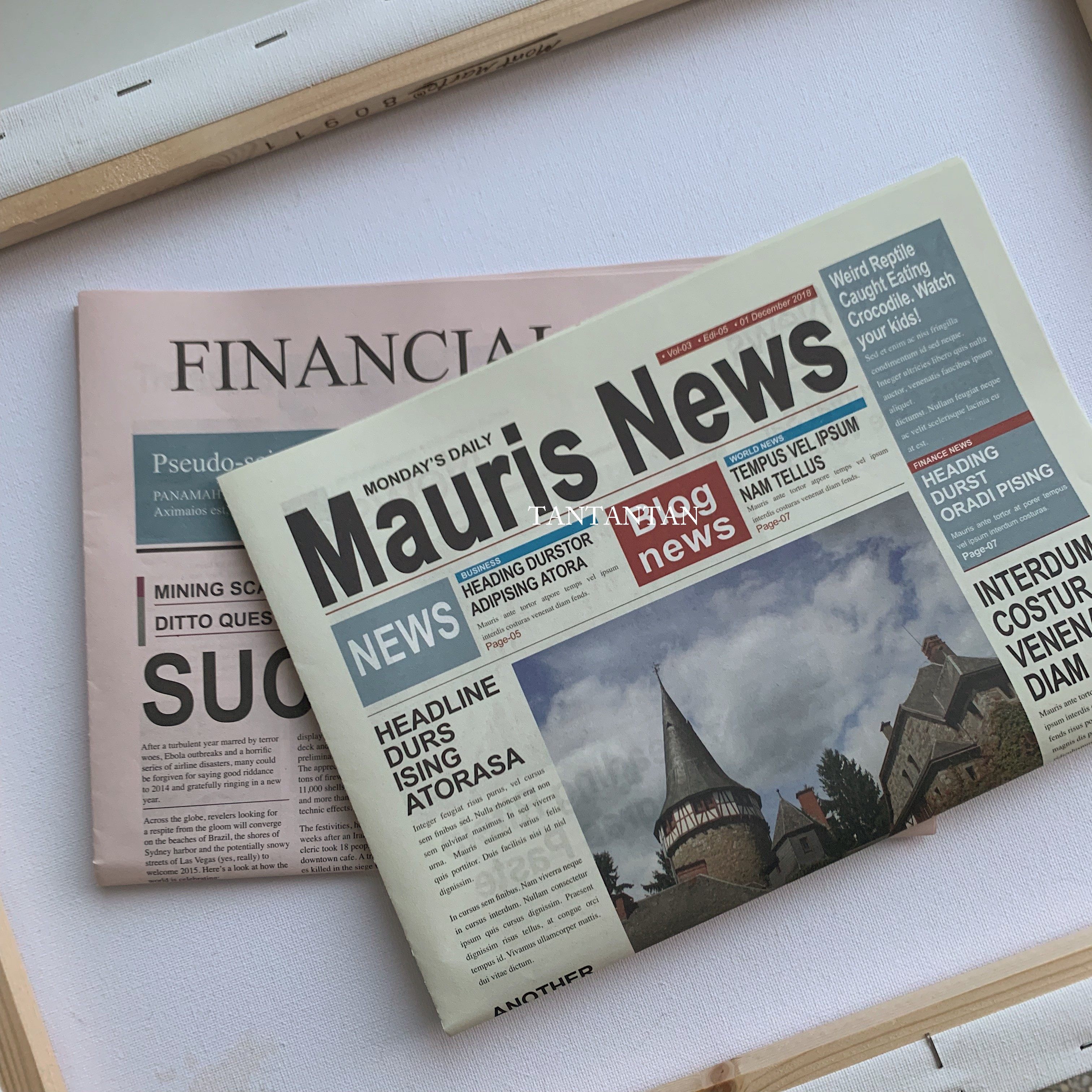 TAN！ins风拍照道具摆件复古英文报纸杂志网红饰品装饰摄影道具纸,家居饰品,装饰摆件,淘宝优惠券,粉丝福利购,淘宝优惠卷