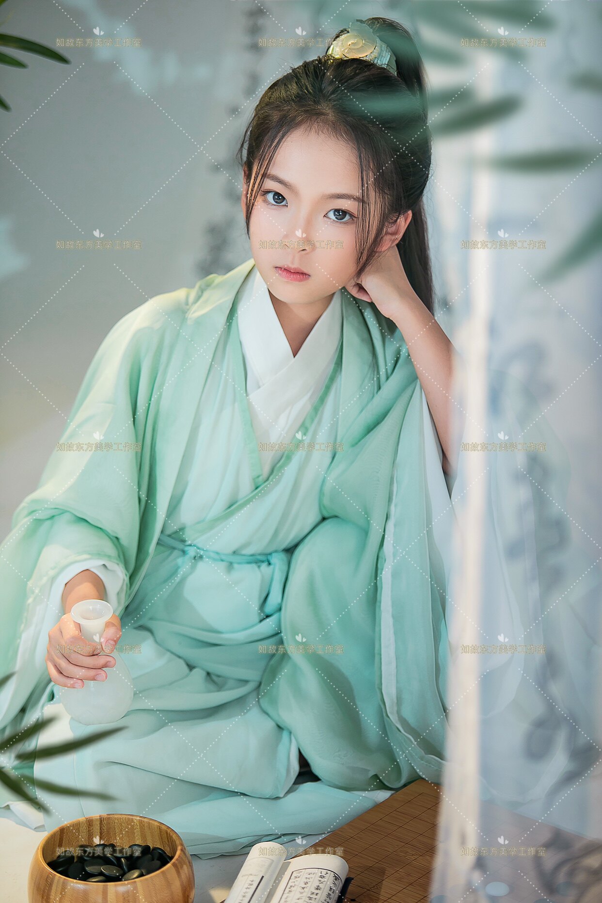 如故东方美学·魏晋风三件套·醉汉服定制/加工