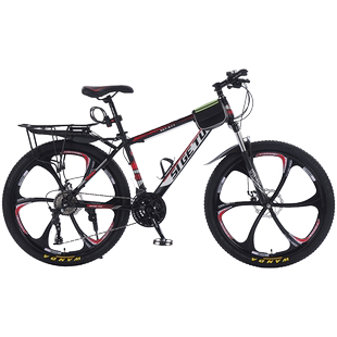 山地自行车成人变速男款学生轻便减震越野女式青少年代步骑赛单车
