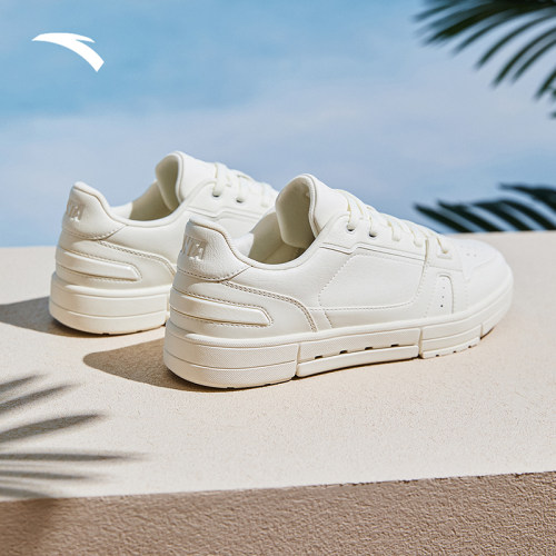 安踏呼吸丨经典低帮板鞋女2026春季新款简约小白运动鞋122528018