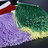 新款 水晶水滴钻管钻diy长流苏钻链珠链家居舞服装 饰东大门欧美饰