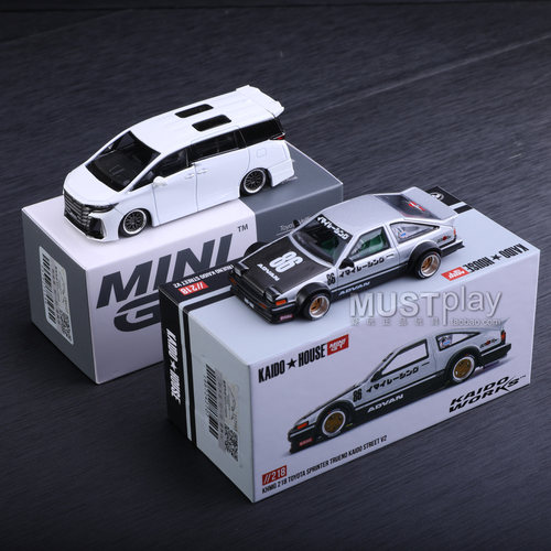 KAIDO MINIGT 1180威尔法MPV 218丰田AE86藤原拓海1/64合金车模型