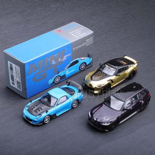 MINIGT 896宝马M3 985日产FFZ400 1046马自达RX-7 1/64合金车模