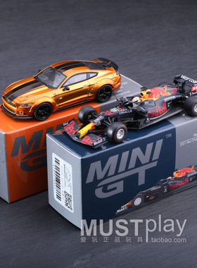 MINIGT 835红牛赛车RB16B 33# 847福特野马斯坦LB 1/64合金车模