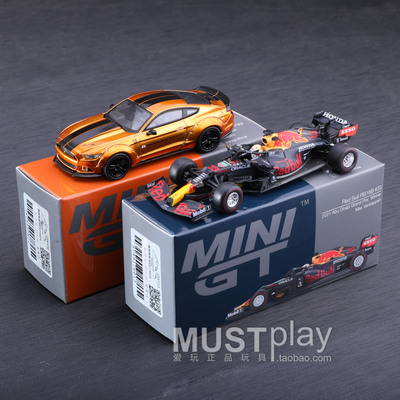 MINIGT 835红牛赛车RB16B 33# 847福特野马斯坦LB 1/64合金车模