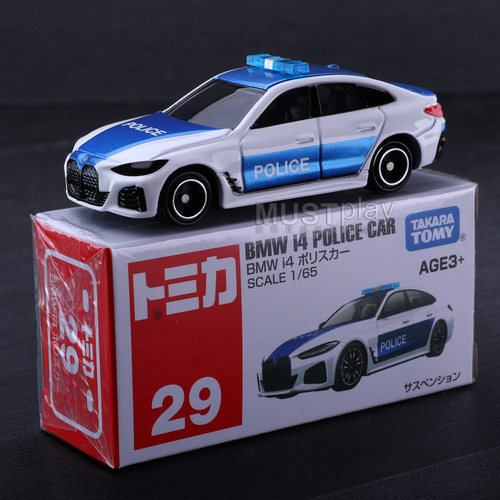 正品TOMY多美卡tomica 亚洲版29号BMW宝马i4警车合金车模玩具