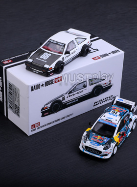 KAIDO MINIGT 1074福特拉力赛车180丰田AE86合金车模型收藏摆件