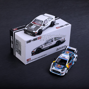 KAIDO 1074福特拉力赛车180丰田AE86合金车模型收藏摆件 MINIGT