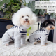 查利家宠物狗秋冬夹棉中厚保暖包肚四脚衣泰迪比熊双排扣全棉牵引
