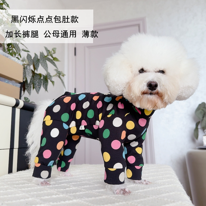 潮查利家泰迪比熊包肚四脚衣服