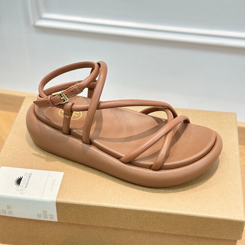 ASH厚底交叉细带休闲凉鞋