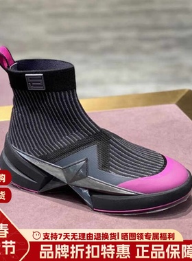 SL露娜正品圆头厚底休闲鞋网面透气运动鞋轻盈增高跑步鞋SL121068