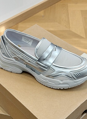 ASH休闲运动风鞋子增高网面透气老爹鞋一脚蹬乐福鞋女AP140B40049