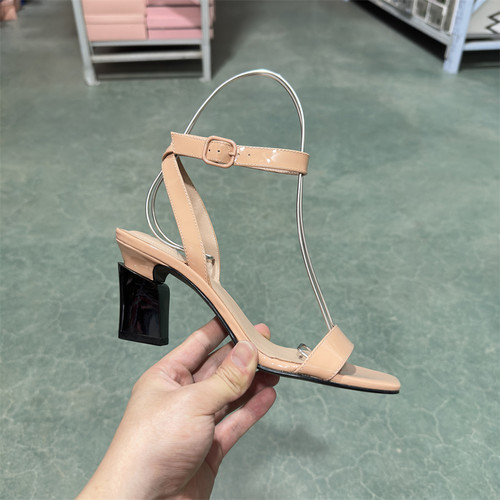 whatfor专柜正品真皮简约一字带