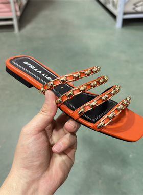 露娜Stella luna 专柜正品2020春夏新款平底凉鞋拖鞋女SLP120170