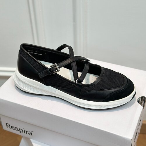 GEOX杰欧适厚底网面透气玛丽珍鞋