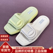 露娜春夏一字拖SL轻质松糕防滑底拖鞋 增高厚底外穿凉拖女SL122056