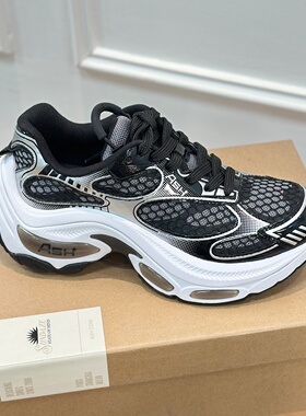 ASH女鞋气垫厚底复古老爹鞋撞色透气增高休闲鞋运动鞋AP140B40001