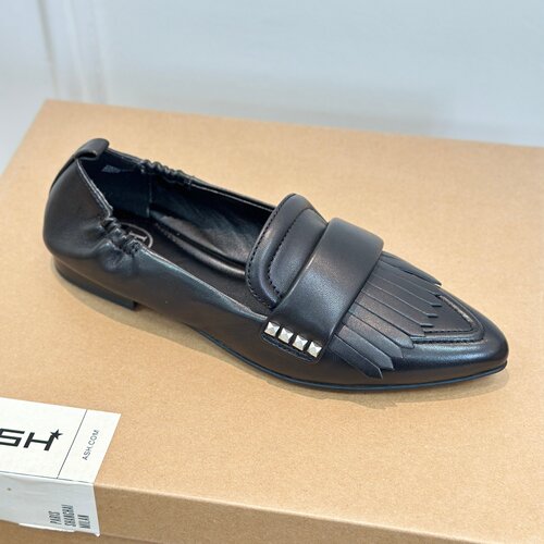 ASH平跟尖头浅口流苏休闲单鞋