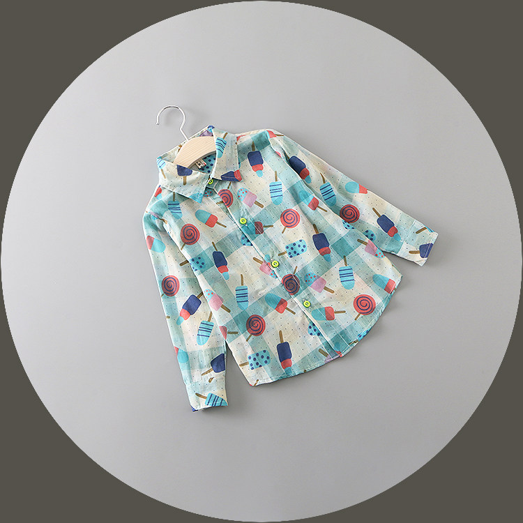 Chemise fille à manche longue - Ref 2086540 Image 1