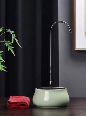 桌面智能茶具自动上水器吸水器加水器电动桶装水抽水器陶瓷压水器
