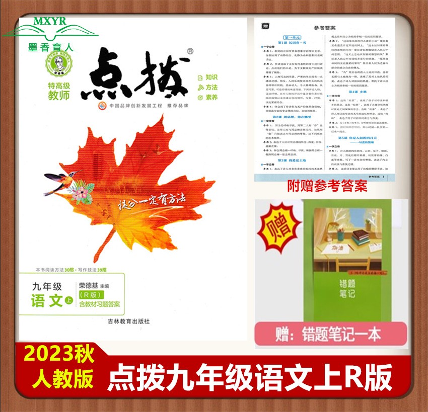 2023高级教师点拨九年语文上册