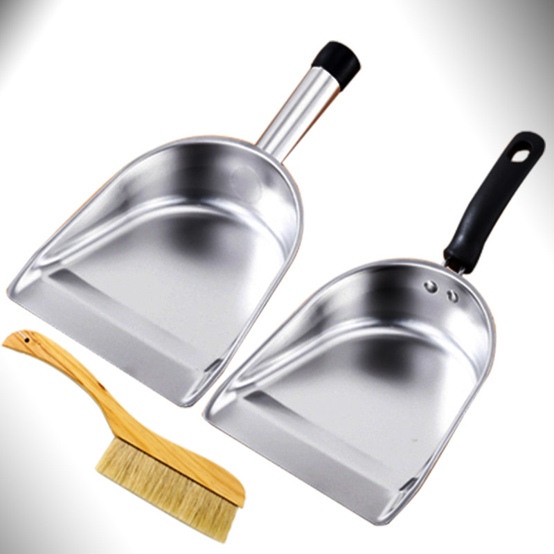 簸箕不锈钢冰铲加厚米铲粮食面粉食品干果铲茶叶爆米花饲料平底铲